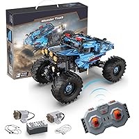 Ulanlan Technical RC Car Remote Control Off-Road Climbing Car Building Sets, 2.4GHz RC Car Building Sets, RC Truck Toy Building Blocks, 2 in 1 Racing/Climbing Mode 699 PCS