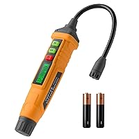 PT210S Gas Leak Detector, Natural Gas Detector with 4-inch Probe, Propane Leak Detector Locating Combustible Gases Like Natural Gas, Methane for Home, Measures%LEL (Incl. Batteries) - Orange