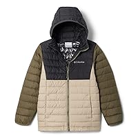 Columbia Boys' Powder Lite Hooded Winter Jacket
