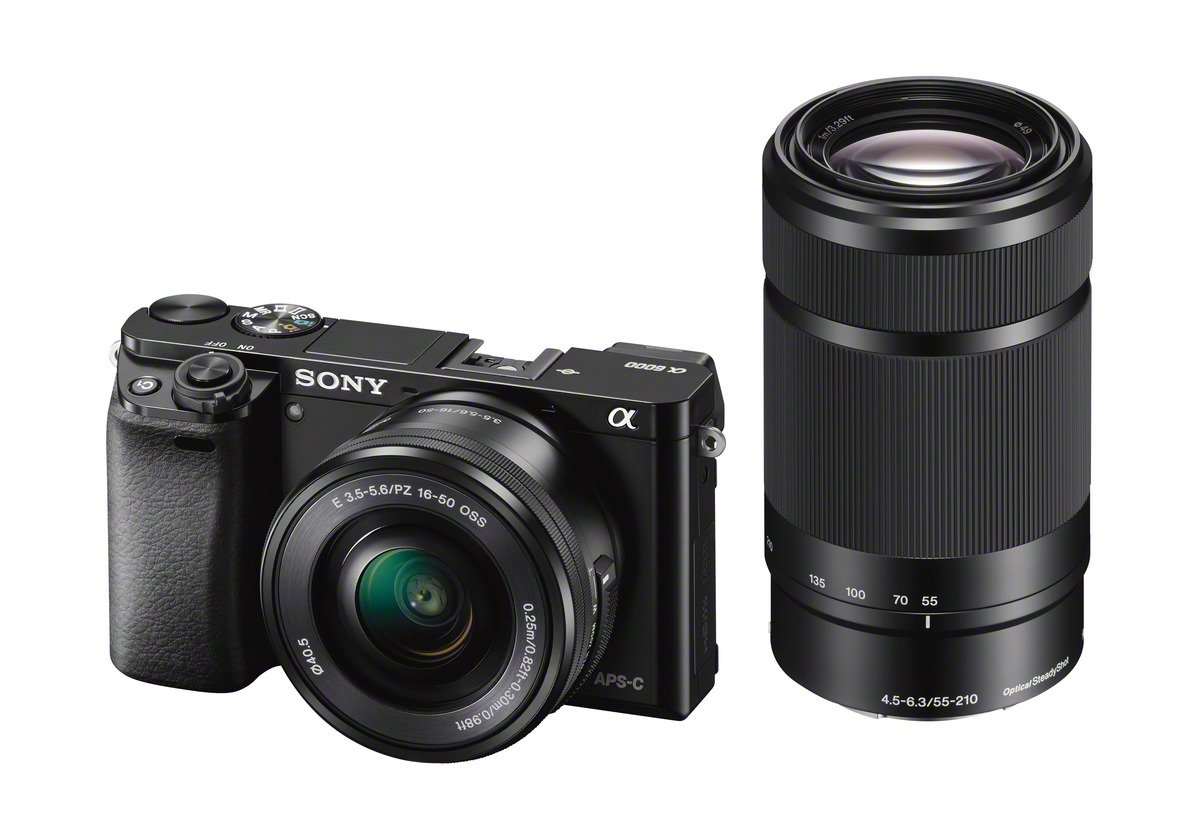 Mua Sony Alpha a6000 Mirrorless Digital Camera w/ 16-50mm and 55-210mm  Power Zoom Lenses Black trên Amazon Mỹ chính hãng 2023 Giaonhan247