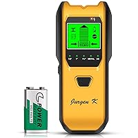 Stud Finder, 5 in 1 Upgraded Smart Stud Finder Wall Scanner with LCD Display & Audio Alarm for the AC Wire Metal Studs Wood Joist Pipe (Light Yellow)