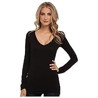 Women's Fitted V-Neck Tunic Top