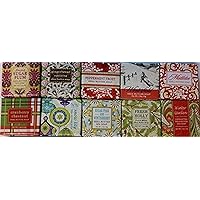 Greenwich Bay Trading Company Holiday Soap Sampler 10 Pack of 1.9oz Bars Only Winter Fragrances - Bundle 10 items