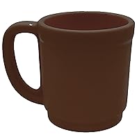 Brand Silicone Flex Mug, 10 Oz., Unbreakable and Stain Resistant, Brown, (Case of 48)
