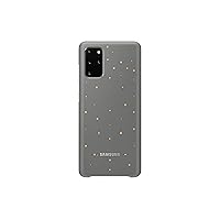 SAMSUNG Galaxy S20+ Plus Case, Protective Smart LED Back Cover - Gray (US Version with Warranty), (Model: EF-KG985CJEGUS)