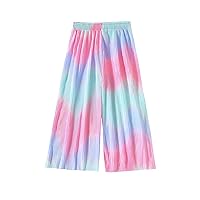 Summer Toddler Girl Colourful Print Loose Pants Casual Pants for Children Clothes