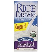Rice Dream Organic Rice Drink, Original, 32 Ounce (Pack of 12)