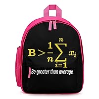 Math Be Greater Than Average Mini Travel Backpack Casual Lightweight Hiking Shoulders Bags with Side Pockets