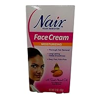 Hair Removal Cream for Face with Special Moisturizers, 2-Ounce Bottles (Pack of 4)