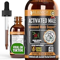 Activated Male - Advanced Male Libido Support Tincture - Enhanced Liquid Delivery for Better Absorption - Ashwagandha, Mucuna, Tongkat Ali, Tribulus & More!