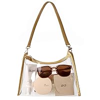 Lackycc Clear Crossbody Bag Shoulder Handbag,Clear Purses for Women Small Clear Purse Bag Stadium Approved for concerts