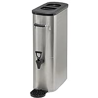 Winco SSBD-3 Stainless Steel Ice Tea Dispenser, 3-Gallon
