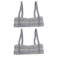 2pcs Pelvic Support Belt Set, Lumbar Spine Support Belt, Lower Back Support Brace with Suspenders for Women Lumbar Spine - Stable and Non Slip (M)