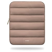 The Original Puffy iPad Sleeve 9-11 Inch Tablet Sleeve, Brown iPad Case for Women and Men, Cute iPad Air Pouch, iPad 9 10 Inch, 11 Inch Bag
