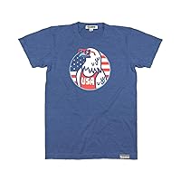 Tipsy Elves Men's Patriotic Graphic Tees for 4th of July - USA American Flag Shirts for Guys
