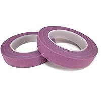 Floral Tape Purple Violet 4 Rolls 30 Yards Foral Light Glue Cohesive 12 mm Pair Artificial Flower Stem Tool