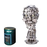 3D Metal Puzzles for Adults, Mechanical Skeleton 3D Metal Model Kits DIY Assembly Gift Ornaments for Living Room Office Collection, 200PCS