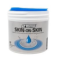 2Toms Skin-On-Skin Hydrogel Circles for Blisters, Chafing, Stings, Irritations, and Skin Pain Relief, 48 3-Inch Circles