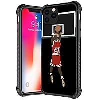 Case Compatible with iPhone 11 Case,Basketball Player 34 Pattern Plexiglass case for iPhone 11 Cases for Boys Man,Anti-Scratch Shockproof Cover case for iPhone 11
