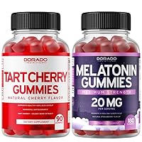 Tart Cherry Gummies Uric Acid Level Support 90 Gummies - Powerful Antioxidant - Advanced 2400mg & Melatonin 20mg Gummies for Adults