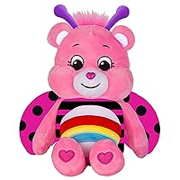 Care Bears Spring Theme Ladybug Cheer Bear Fun-Size Plush - Perfect Stuffed Animal Holiday, Birthday Gift, Super Soft and Cuddly – Good for Girls and Boys, Employees, Collectors, Ages 4+