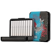 Votabell Heat Stick Case, Compatible with IQOS ILUMA/ILUMA ONE/ILUMA PRIME (PU Leather, Holds 20 Pieces, Anti-Crush, Portable, Carp 05)