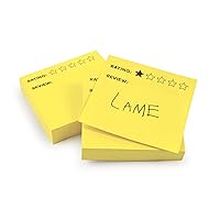 Over-Rated, Rating Sticky Notes