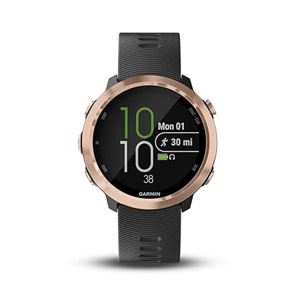 Garmin Forerunner 645 Music, GPS Running Watch With Garmin Pay Contactless Payments, Wrist-Based Heart Rate And Music, Rose Gold