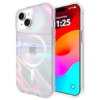 Case-Mate iPhone 15 Case - Soap Bubble [12ft Drop Protection] [Compatible with MagSafe] Magnetic Cover with Iridescent Swirl Effect for iPhone 15 6.1