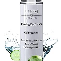 Kleem Organics Anti Aging Eye Cream - Reduces Dark Circles, Puffiness, Bags, Crow's Feet, Fine Lines & Sagginess