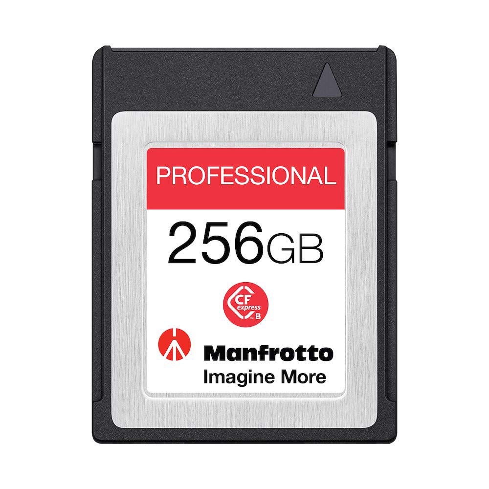 Manfrotto 256GB Professional Memory Card, PCIe 3.0, CFexpress Type B, for pro DSLRs and Advanced CSC Cameras