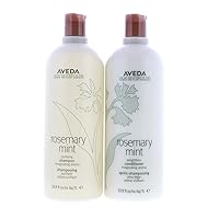 Aveda Rosemary Mint Shampoo & Conditioner Liter Duo (33.8 OZ EACH)