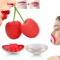 FERNIDA Cherry Lip plumper for Big Lip, 2 in 1 Lip and Eye Device Red Light Devce (White)