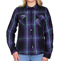 Hot Leathers FLL3006 Ladies 'Voodoo' Flannel Long Sleeve Shirt
