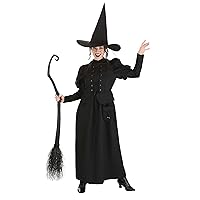 Wizard of Oz Wicked Witch Costume for Women, Wicked Witch of the West Outfit for Scary Cosplay & Halloween