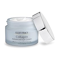 ELLEN TRACY Collagen Eye Cream | Advanced Moisturizing & Renewing Cream for Removing Dark Circles and Puffiness Under Eyes | Collagen, Dimethicone, 30 ML, 1 FL Oz