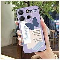 Lulumi-Phone Case for Itel A60, Full wrap Soft case Dirt-Resistant Waterproof Cover Back Cover Cute Anti-dust Anti-Knock Cartoon Durable Shockproof Protective Fashion Design TPU