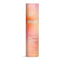 Oceanly Tinted Shimmer Face Cream Stick with SPF 30, EWG Verified, Plastic-Free, Broad Spectrum UVA/UVB Protection with Zinc Oxide, Universal Tint, Unscented, 1 Ounce