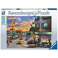 Ravensburger Paris Sunset 2000 Piece Jigsaw Puzzle for Adults - 16716 - Every Piece is Unique, Softclick Technology Means Pieces Fit Together Perfectly