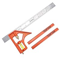 Swanson Tool Co S0101TC132 Value Pack with Speed Square Layout Tool, Blue  Book and 12 Inch Combination Square