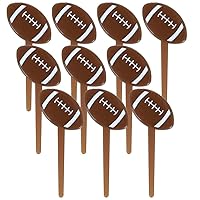 Amscan 409858 Football Molded Party Picks | 36 pieces