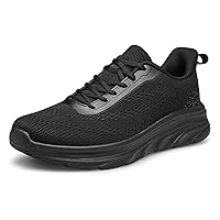 AFB Men's Walking Shoes Slip On Running Shoes Non Slip Lightweight Lace-Ups Mesh Gym Tennis Sneakers
