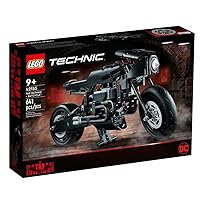 Lego Technic The Batman – BATCYCLE Set 42155, Collectible Toy Motorcycle, Scale Model Building Kit of The Iconic Super Hero Bike from 2022 Movie
