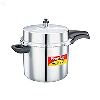 Prestige Deluxe Alpha Induction Base Pressure Cooker, 10-Liter, Stainless Steel