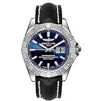 Breitling Galactic 41 Blue Dial Stainless Steel Men's Watch
