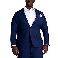 Haggar Men's Smart Wash Performance Classic Fit Big &Tall Suit Separates-Pants & Jackets