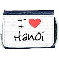 I Love Heart Hanoi Denim Wallet