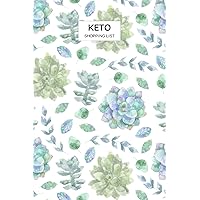 Keto Shopping List: Organized by Category Section Making It Easy to Jot Items Down as Well as Find Them 19 Essential Categories Small Size Cute Gift for Succulent Cactus Lover