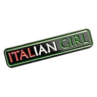 Italian Girl Italy Pride Enamel Pin Brooch for Jacket Tote Hand Bag