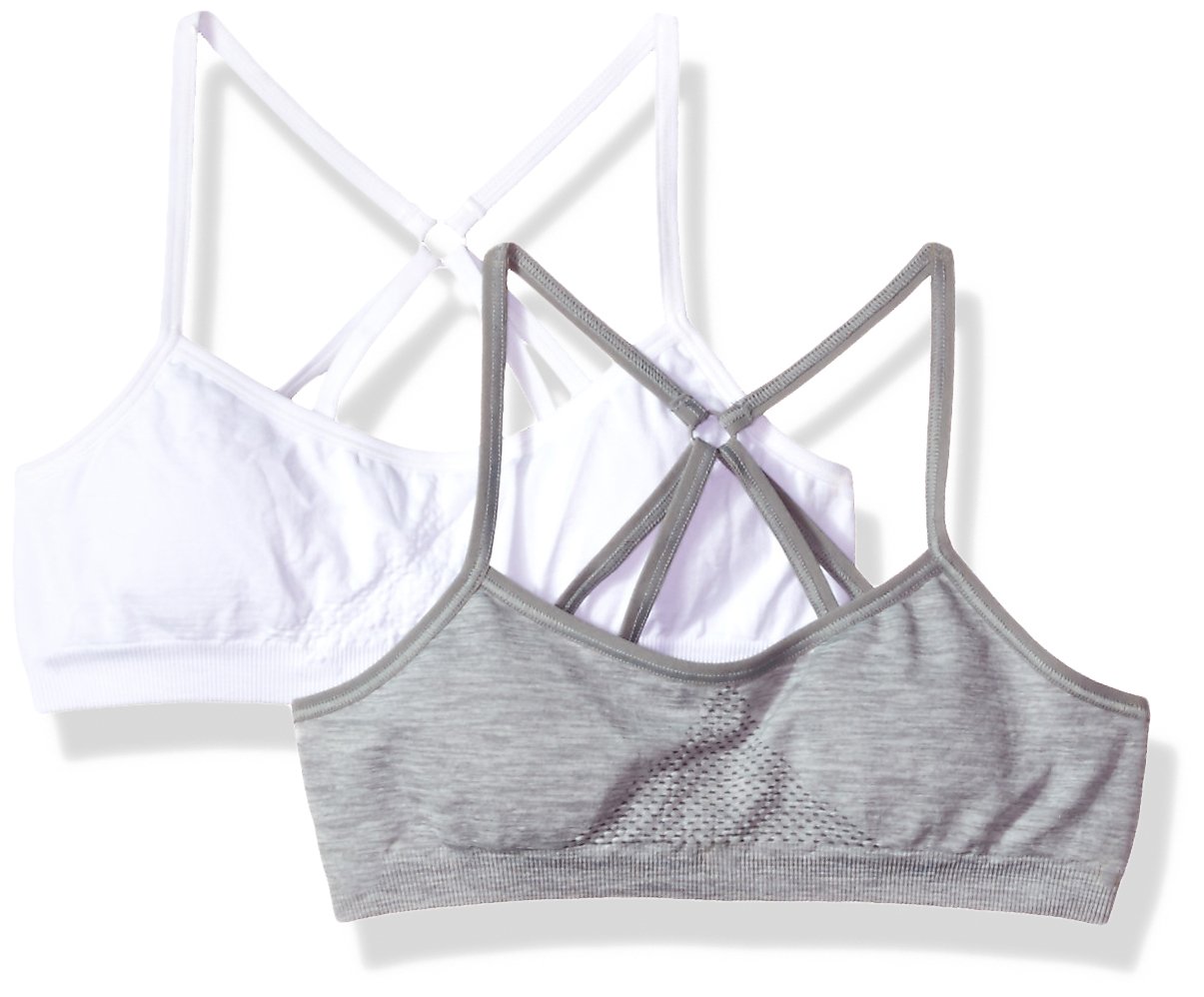 Hanes Big Girl's ComfortFlex Fit Seamless Racerback 2-Pack Bra